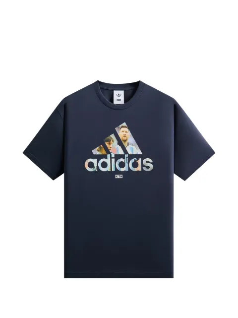 KITH x Messi x adidas graphic-print cotton T-shirt Blue ADKU4266