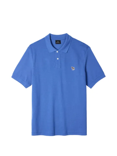 PS Paul Smith mid blue organic cotton Zebra polo shirt Blue M2R183KZW20067