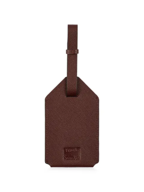 Paul Smith dark brown leather luggage tag Brown M1A8317WBAACC