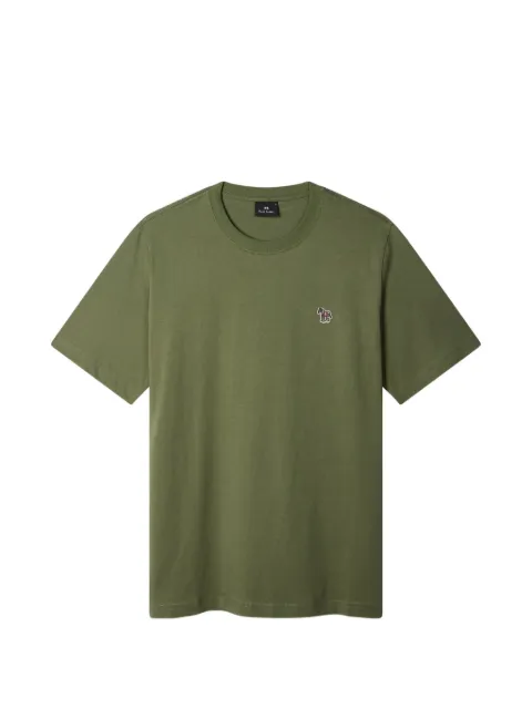 PS Paul Smith khaki organic cotton Zebra-logo T-shirt Green M2R011RZW20064