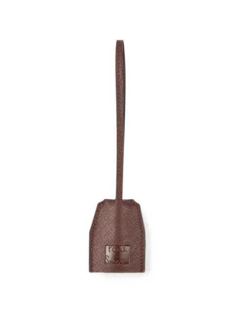 Paul Smith dark brown leather keyring Brown M1A8318WBAACC