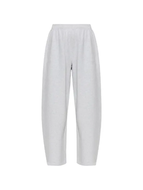 Alexander Wang logo-embossed wide-leg track pants Grey 1CC32640200