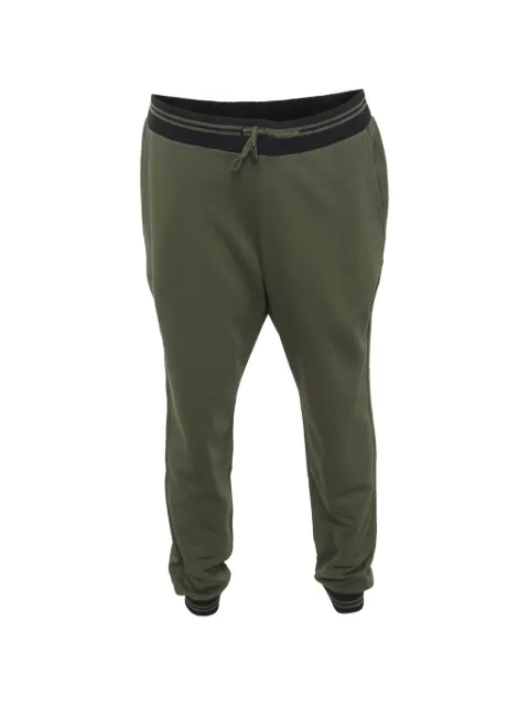 Roberto Cavalli Vintage by Class stripe-detail track pants Green 1335852