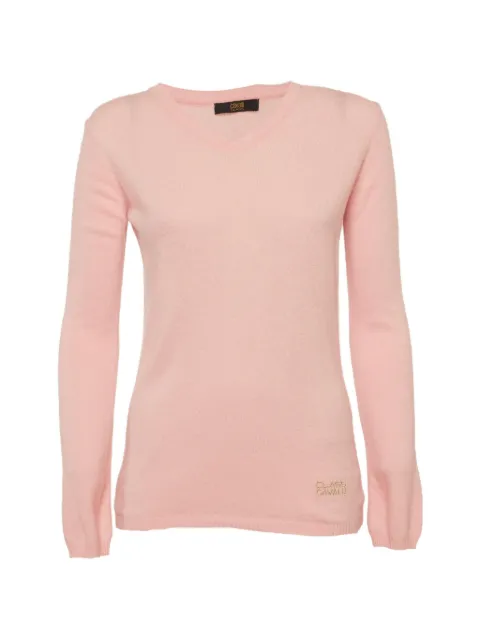 Cavalli Class V-neck sweater Pink 1311988