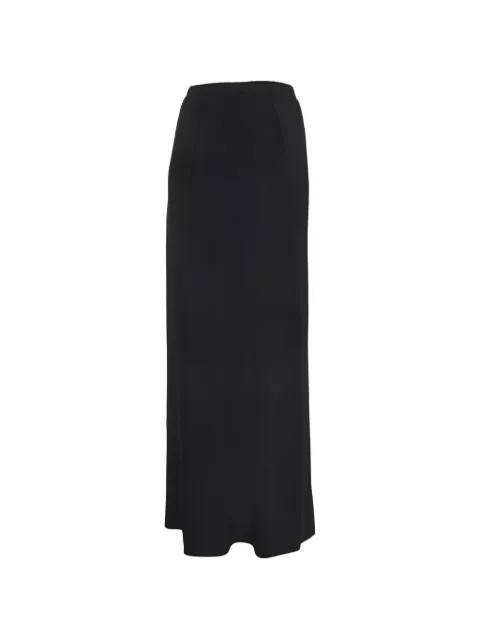 Cavalli Class pleated paneled maxi skirt Black 1327040