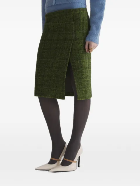 Mugler wrap skirt Green 26F1JU06011020