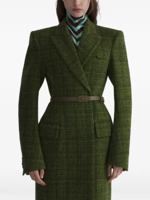 Mugler midi tailoring coat Green 26F1MA02051036