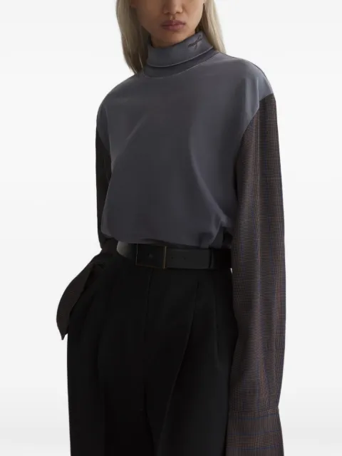 Mugler shirt sleeves T-shirt Brown 26F3TS01296032