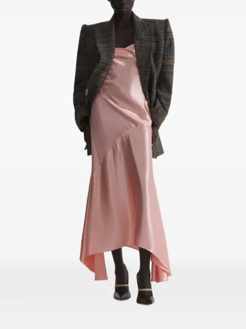 Mugler asymmetric floatng dress Pink 26F1RO18831045