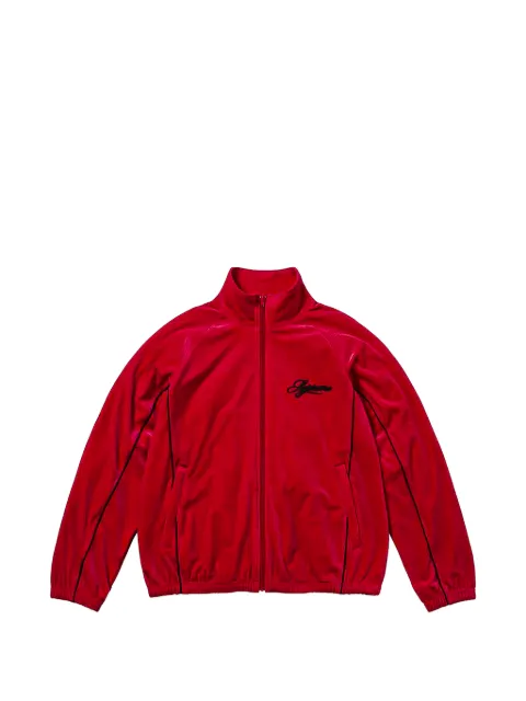 Supreme long-sleeve zip-up track jacket Red SU27778