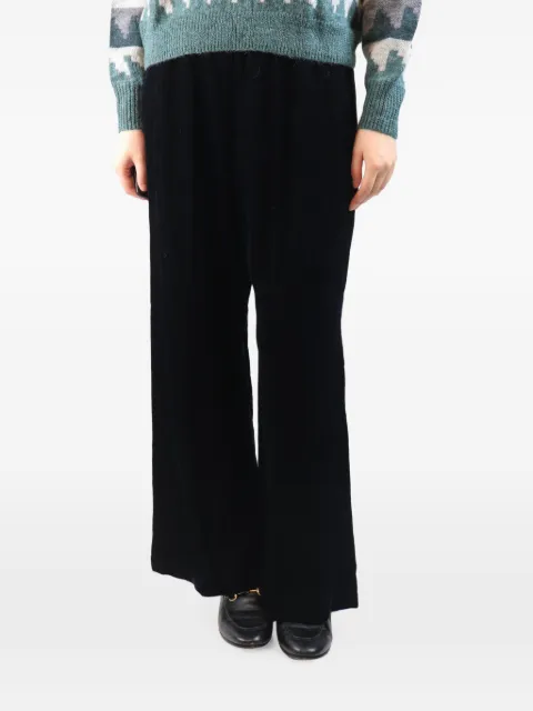 Forte Forte elasticated corduroy trousers Black NAVYELASTICATEDCORDUROYTROUSERS