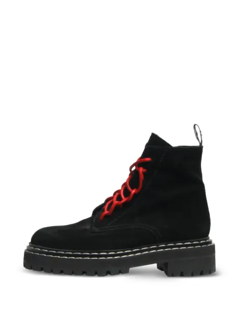 Proenza Schouler double-stitched ankle boots Black BLACKSUEDEDOUBLESTITCHEDANKLEBOOTS