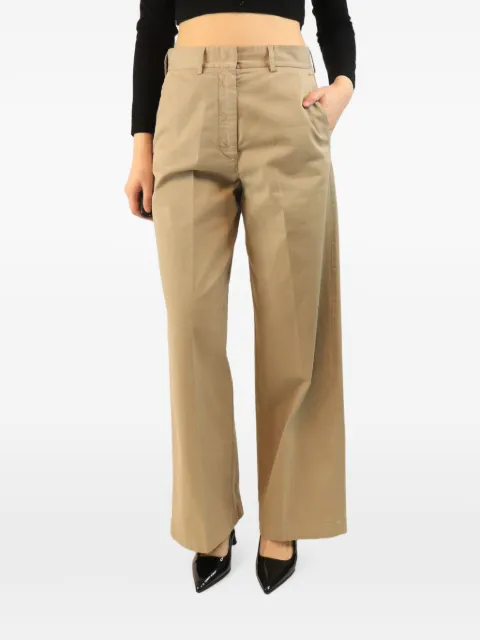 Forte Forte cotton trousers Neutrals BEIGECOTTONTROUSERS