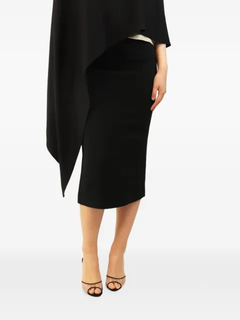 Erika Cavallini asymmetric draped cape Black BLACKASYMMETRICBLOUSE