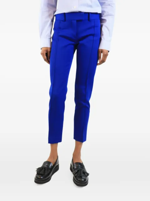 Celine Pre-Owned tapered wool trousers Blue BLUEWOOLTAPEREDTROUSERS