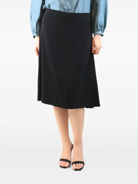 Marni Pre-Owned rear-slit midi skirt Black BLACKMIDISKIRT