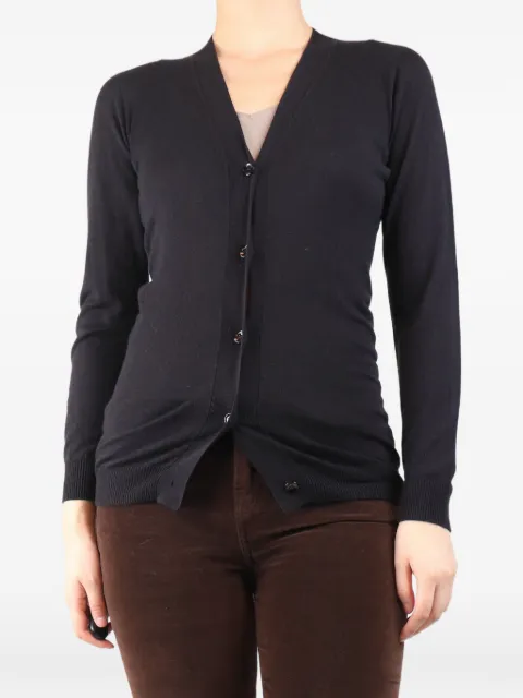 Max Mara fine-knit V-neck cardigan Brown BROWNTHINKNITCARDIGAN