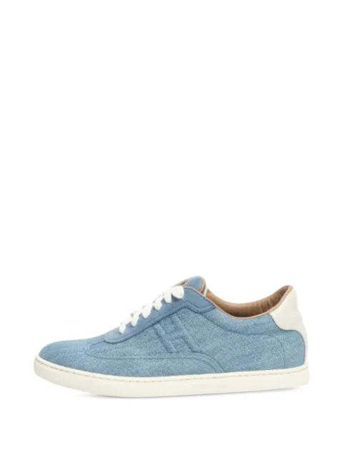 Hermès Pre-Owned H-logo denim sneakers Blue BLUEDENIMTRAINERS