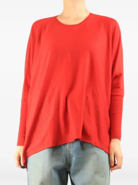 P.A.R.O.S.H. wide-fit T-shirt Red REDWIDEFITWOOLSWEATER