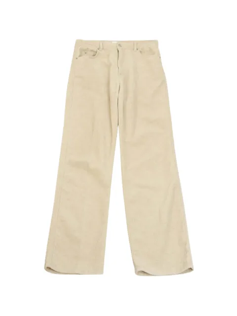 Isabel Marant Vintage straight-leg corduroy trousers Neutrals NEUTRALSTRAIGHTLEGCORDUROYTROUSERS