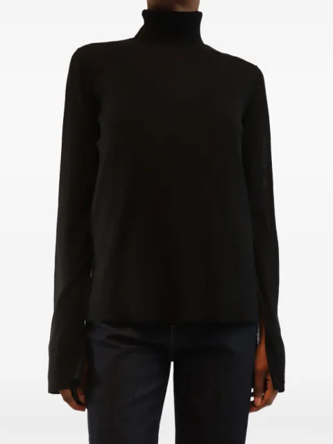 TOTEME turtleneck knit sweater Black BLACKTURTLENECKKNITSWEATER
