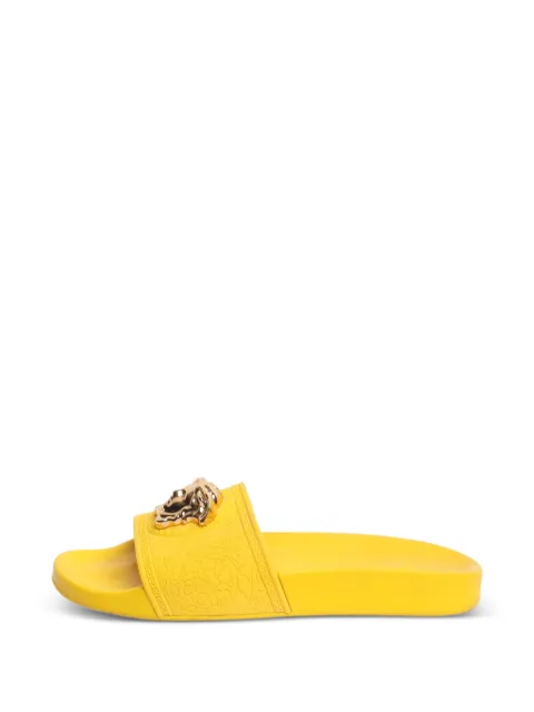 Versace Pre-Owned Medusa pool slides Yellow YELLOWMEDUSAPOOLSLIDES