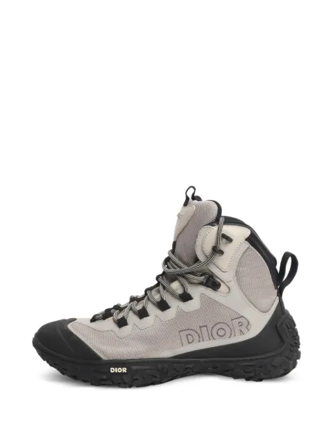Christian Dior Pre-Owned lace-up hiking boots Grey GREYHIKINGBOOTS