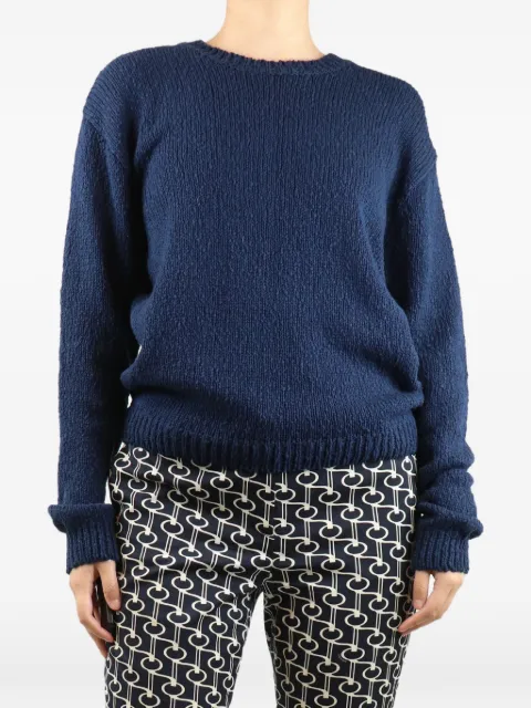 A.P.C. crew-neck sweater Blue BLUEHEAVYWEIGHTWOOLBLENDJUMPER
