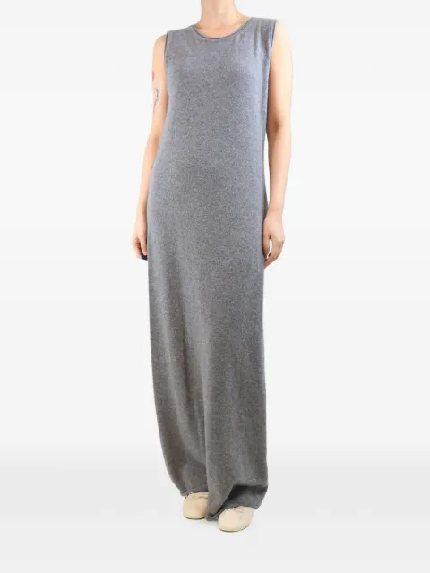 Le 17 Septembre sleeveless knitted maxi dress Grey GREYWOOLBLENDMIDIDRESS