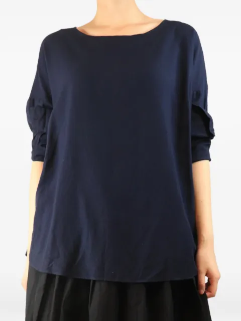Album Di Famiglia long-sleeved T-shirt Blue NAVYLONGSLEEVEDTOP