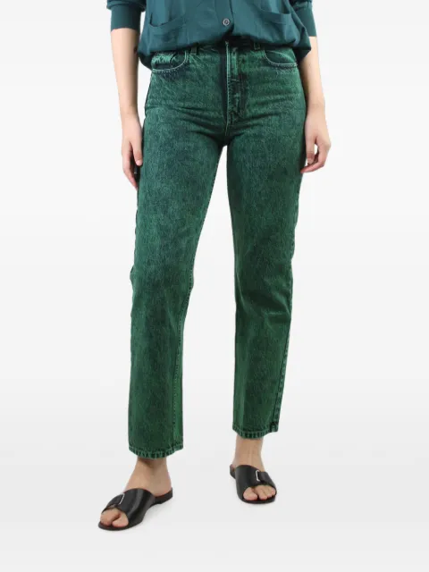 Proenza Schouler straight-leg jeans Green GREENCROPPEDSTRAIGHTLEGJEANS