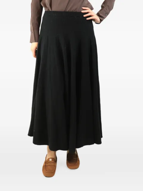 Marni Pre-Owned wool midi skirt Black BLACKWOOLMIDISKIRT