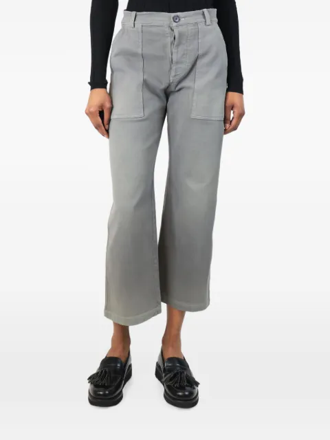 Christian Dior Pre-Owned patch-pocket cargo jeans Grey GREYCARGOTROUSERS