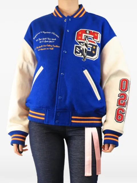 Supreme x Hysteric Glamour varsity jacket Blue BLUEVARSITYJACKET