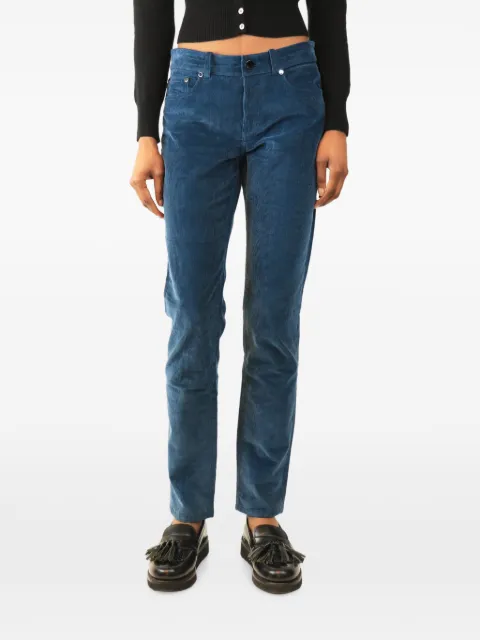 Loro Piana Pre-Owned slim-leg corduroy trousers Blue BLUESLIMLEGCORDTROUSERS