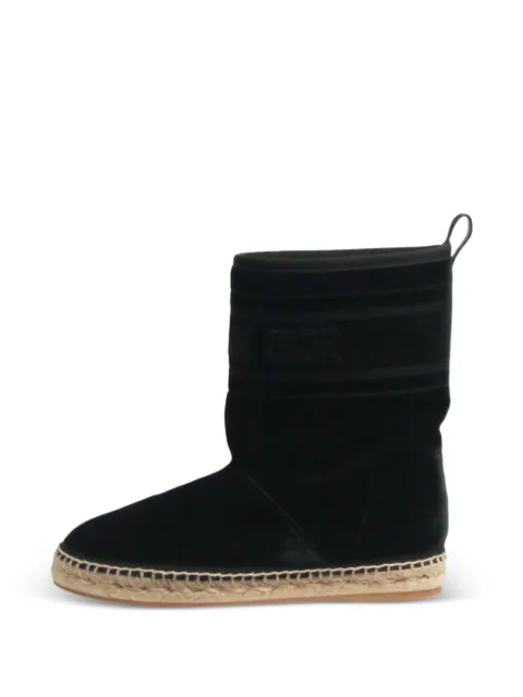 Christian Dior Pre-Owned Granville velvet ankle boots Black BLACKGRANVILLEANKLEBOOTS
