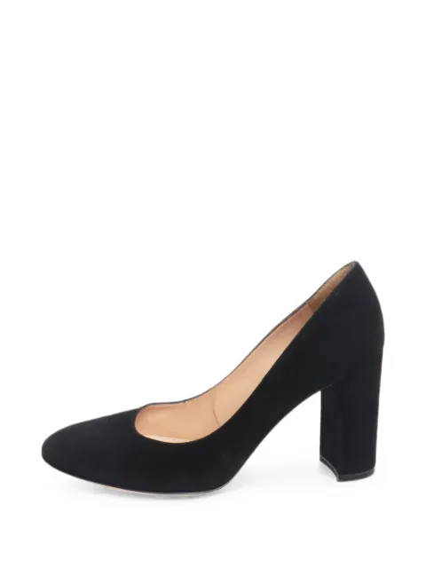Gianvito Rossi Suede pumps Black BLACKSUEDEPUMPS