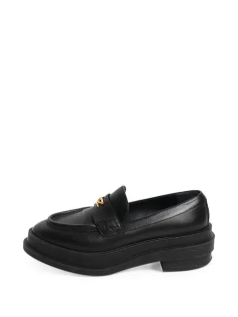 Giuseppe Zanotti Vintage chunky leather loafers Black BLACKCHUNKYLEATHERLOAFERS