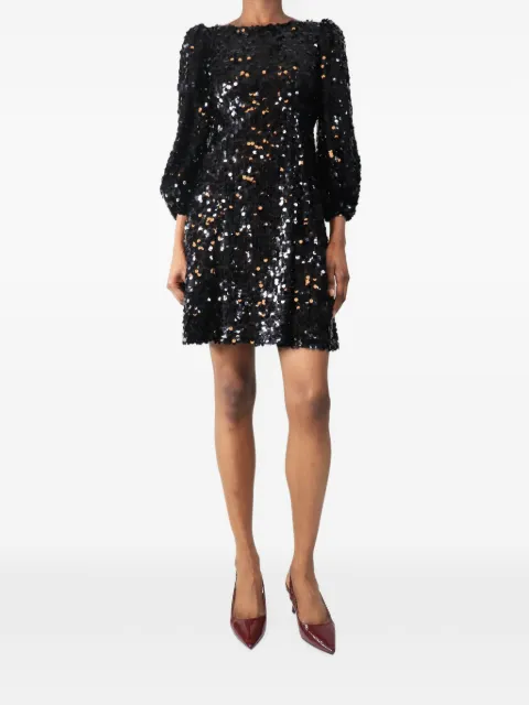 Dolce & Gabbana Pre-Owned sequin-embellished mini dress Black BLACKSEQUINMINIDRESS