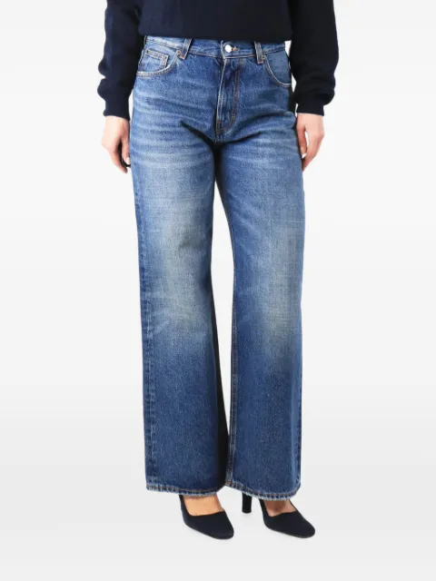 Haikure wide-leg whisker-effect jeans Blue BLUEWIDELEGJEANS