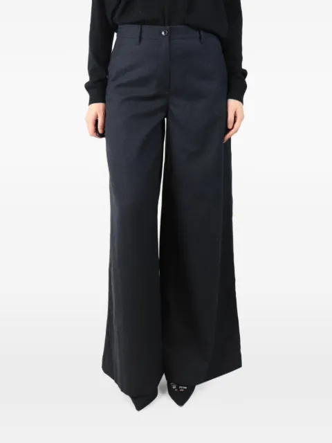 Theory wide-leg palazzo pants Grey GREYWIDELEGTROUSERS