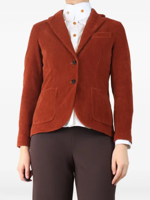 Circolo 1901 single-breasted corduroy blazer Orange ORANGECORDUROYBLAZER