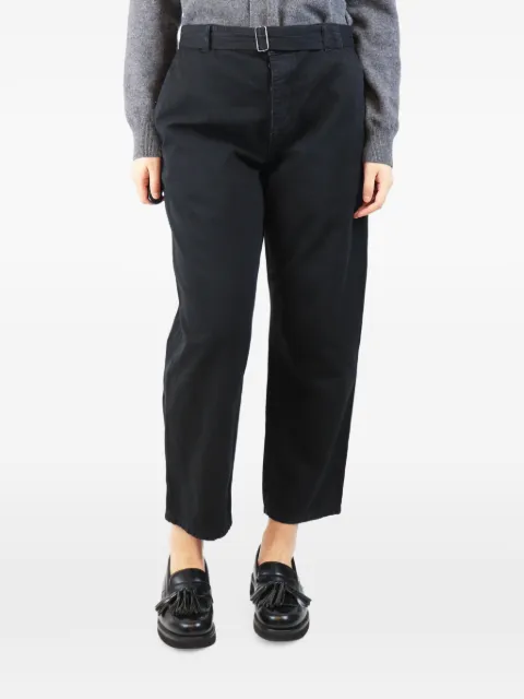 The Row Pre-Owned belted straight-leg trousers Black BLACKBELTEDTROUSERS