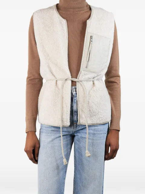 Rachel Comey Oliver shearling vest Neutrals IVORYOLIVERSHEARLINGVEST