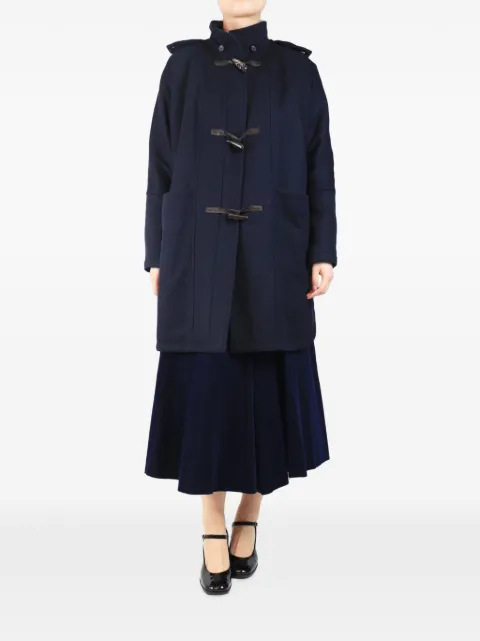 BAMFORD hooded-duffle single-breasted coat Blue NAVYHOODEDDUFFLECOAT