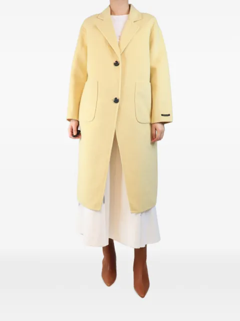 RINO & PELLE Vinky oversized coat Yellow YELLOWVINKYOVERSIZEDWOOLBLENDCOAT