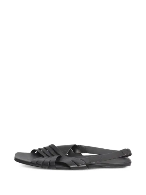 The Row Pre-Owned Meera leather slingback sandals Black BLACKMEERASLINGBACKSANDALS