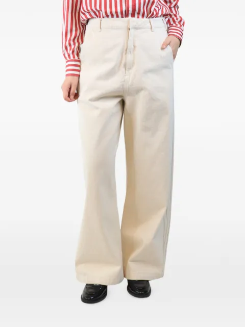 adidas x KSENIASCHNAIDER wide-leg jeans Neutrals CREAMWIDELEGJEANS