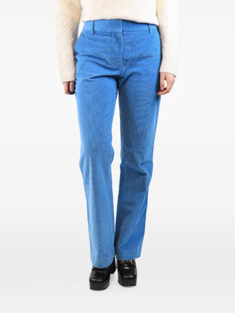 Victoria Beckham corduroy-effect trousers Blue BLUECORDTROUSERS