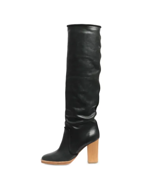 Isabel Marant Vintage knee-high leather boots Black BLACKLEATHERKNEEHIGHBOOTS